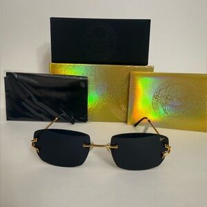 Vintage Frames Company VF BAL HARBOUR DRILL MOUNT 24k
Rectangle Sunglasses